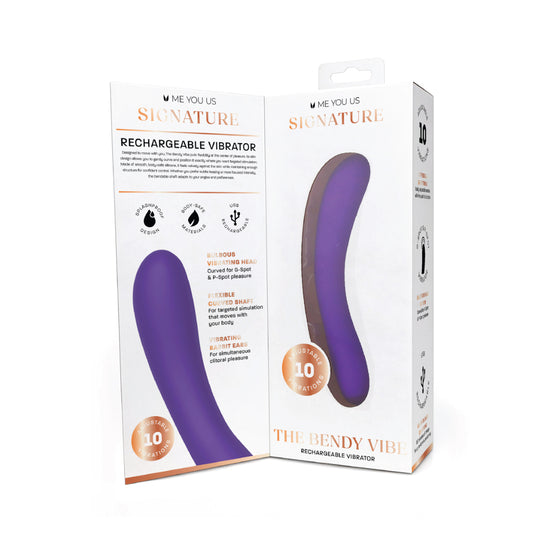 Me You Us Signature The Bendy Vibrator Purple