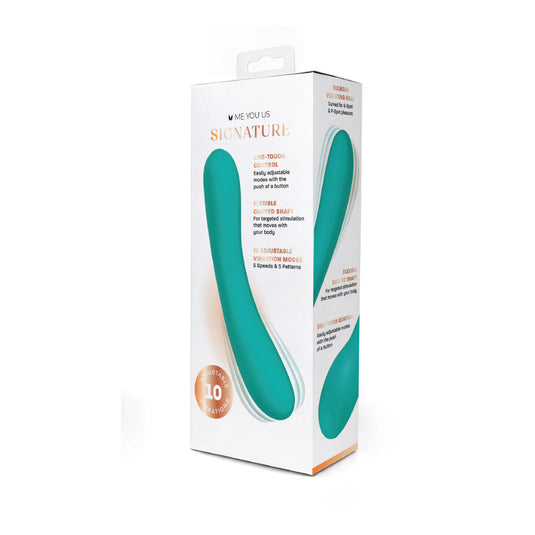 Me You Us Signature The Bendy Vibrator Teal