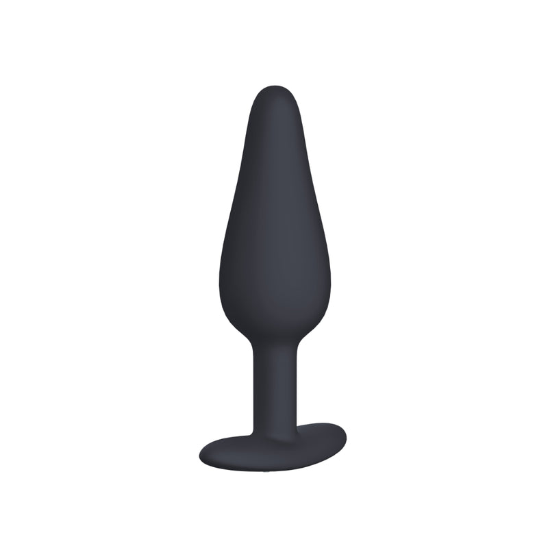 Load image into Gallery viewer, Me You Us Signature The Vibrating Butt Plug Black
