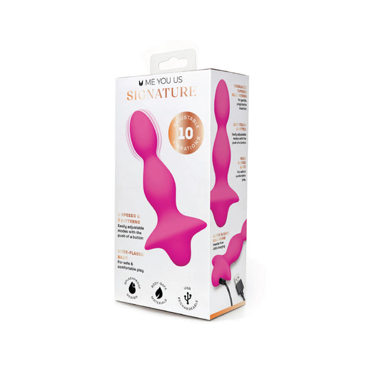 Me You Us Signature The Vibrating Booty Beads Pink