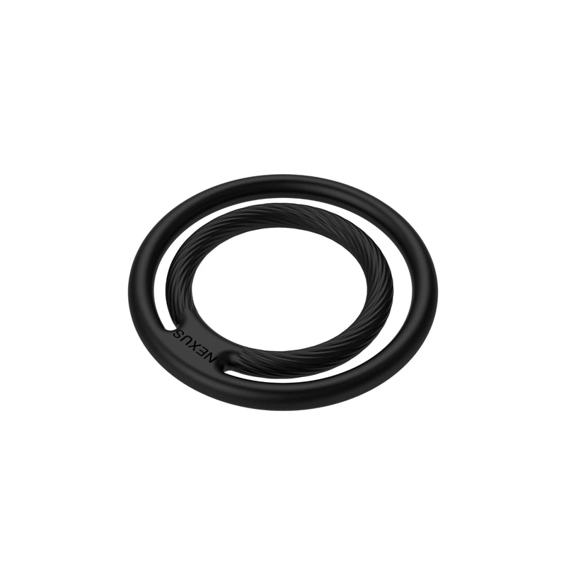 Load image into Gallery viewer, Nexus Double Enduro Silicone Cock &amp; Ball Ring Black
