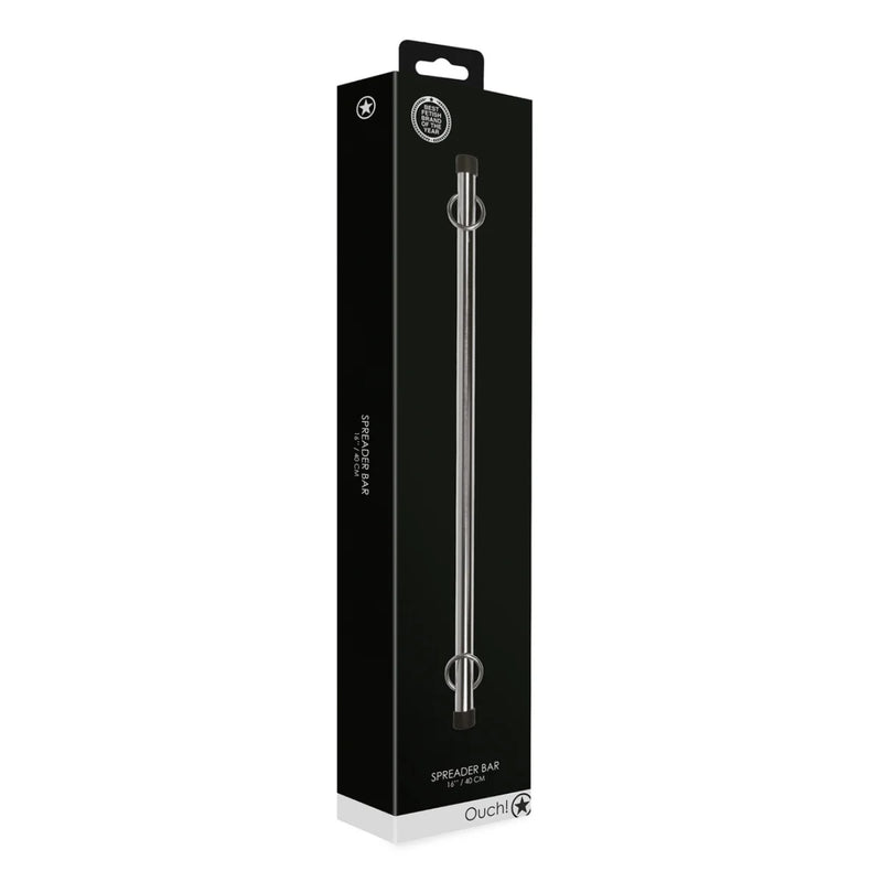 Load image into Gallery viewer, Ouch Spreader Bar Silver 16 Inch / 40cm
