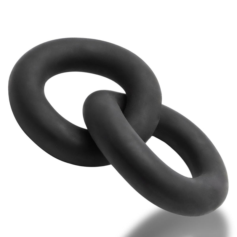 Load image into Gallery viewer, Oxballs Shackle Double Linked Cock &amp; Ball Rings Special Edition Night
