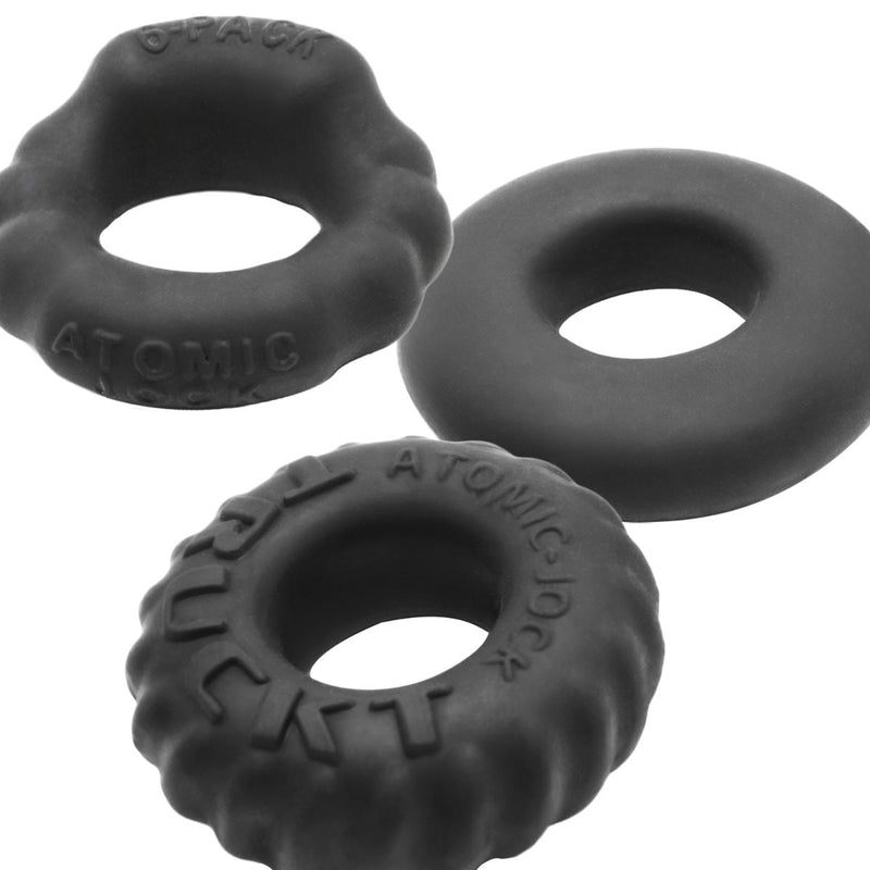 Load image into Gallery viewer, Oxballs Bonemaker Cock Ring Kit 3 Pack Special Edition Night
