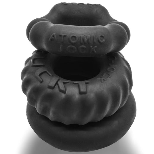 Oxballs Bonemaker Cock Ring Kit 3 Pack Special Edition Night