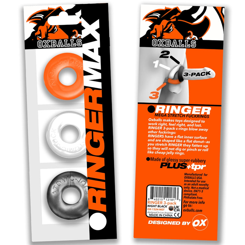 Load image into Gallery viewer, Oxballs Ringer Max Cock Ring 3 Pack Hazzard
