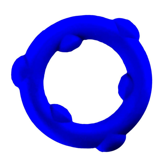 Oxballs Spinner Silicone Cock Ring Glacier Blue