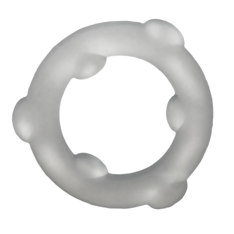 Load image into Gallery viewer, Oxballs Spinner Silicone Cock Ring Vapor Clear
