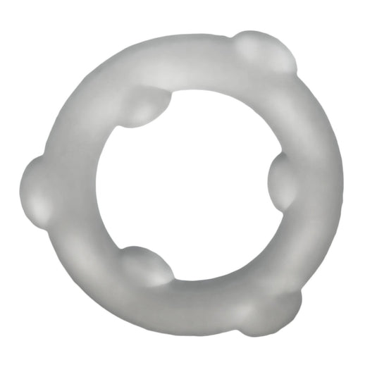 Oxballs Spinner Silicone Cock Ring Vapor Clear