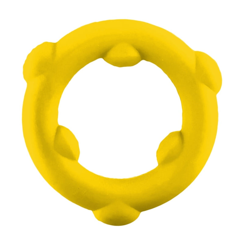 Load image into Gallery viewer, Oxballs Spinner Silicone Cock Ring Yellow
