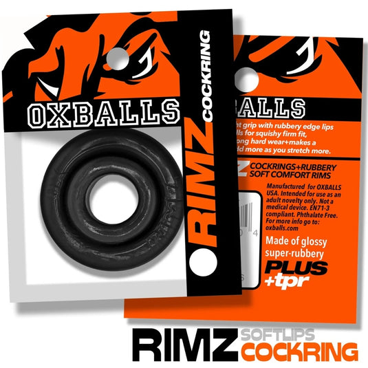 Oxballs Rimz Cock Ring Black