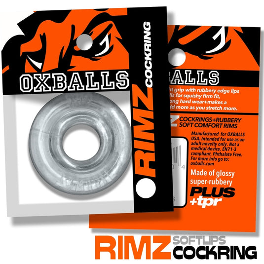 Oxballs Rimz Cock Ring Clear