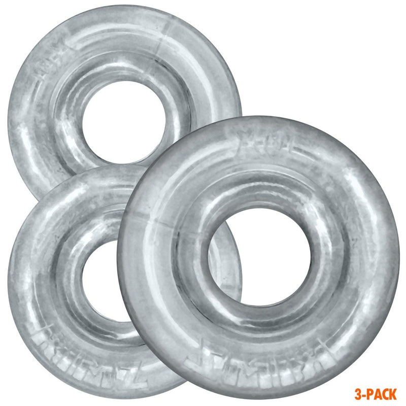 Load image into Gallery viewer, Oxballs Rimringz Cock Ring 3 Pack Clear
