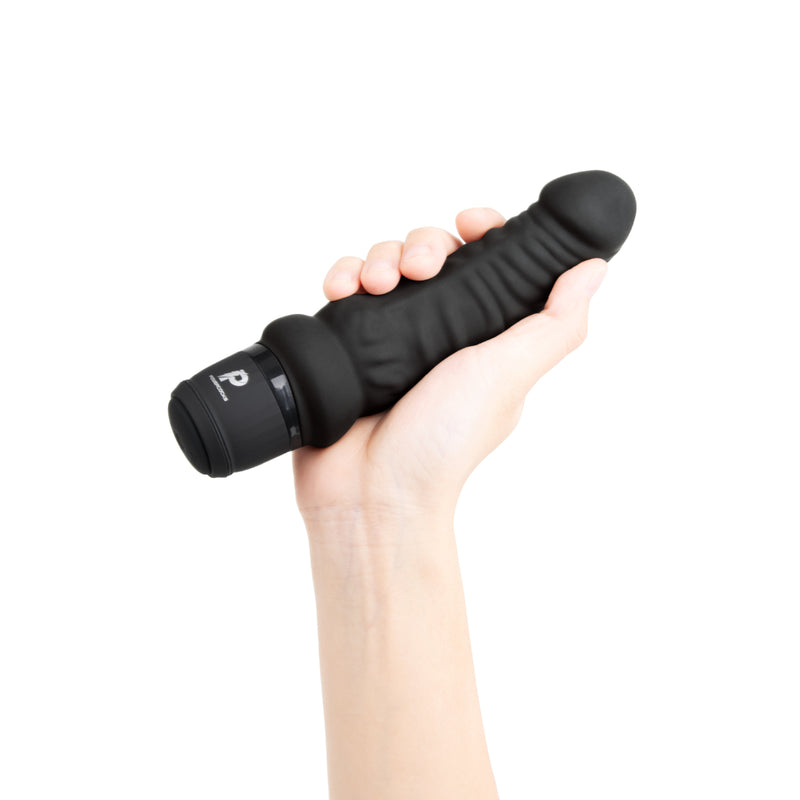 Load image into Gallery viewer, Powercocks Realistic Vibrator Black 6 Inch
