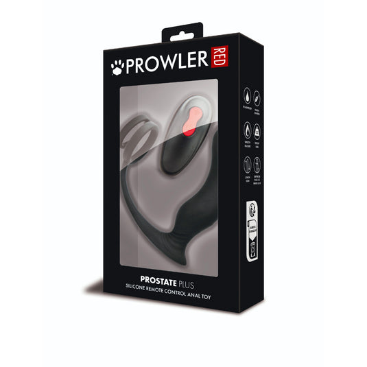 Prowler RED Prostate Plus Remote Control Vibrating Prostate Massager & Cock Ring Black