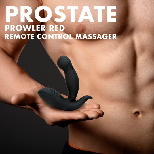Prowler RED Prostate Remote Control Vibrating Prostate Massager Black