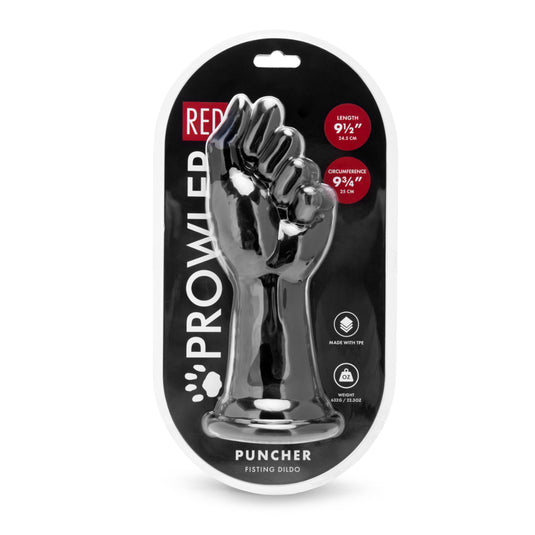 Prowler RED Puncher Fisting Butt Plug Black