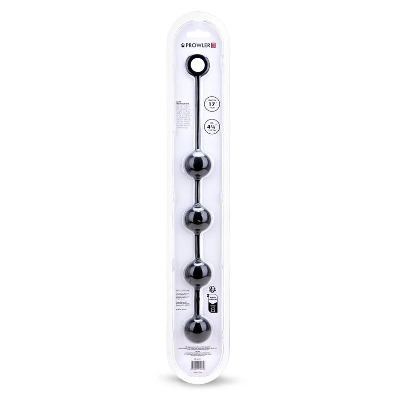Load image into Gallery viewer, Prowler RED Silicone Anal Beads Black Medium
