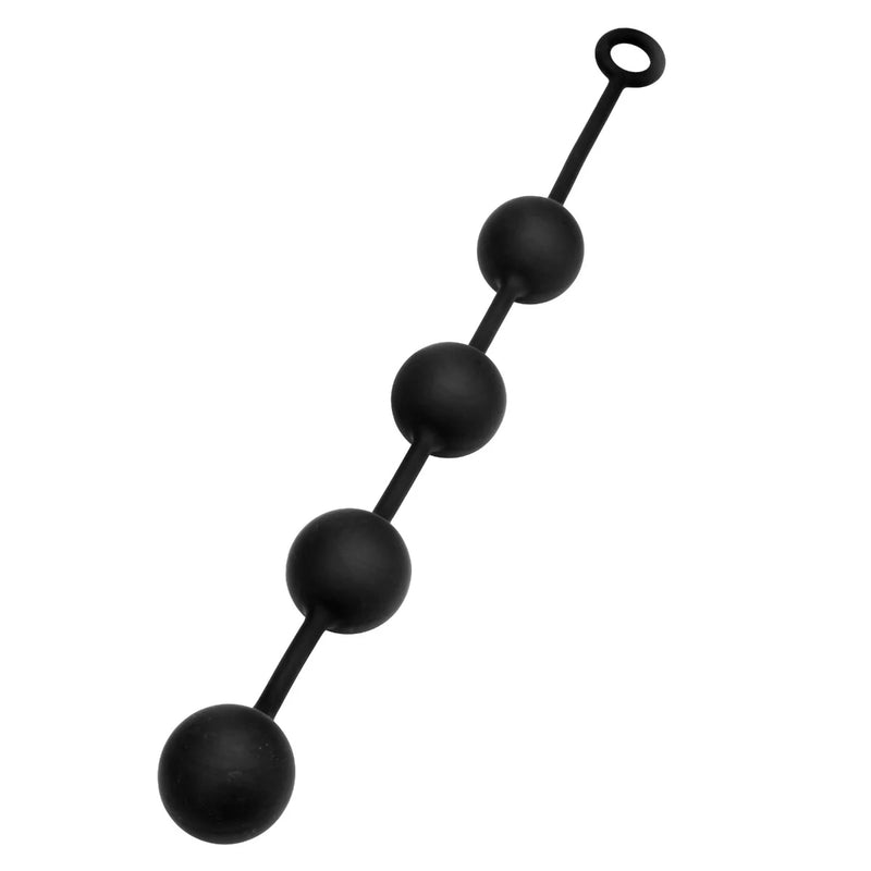Load image into Gallery viewer, Prowler RED Silicone Anal Beads Black Large
