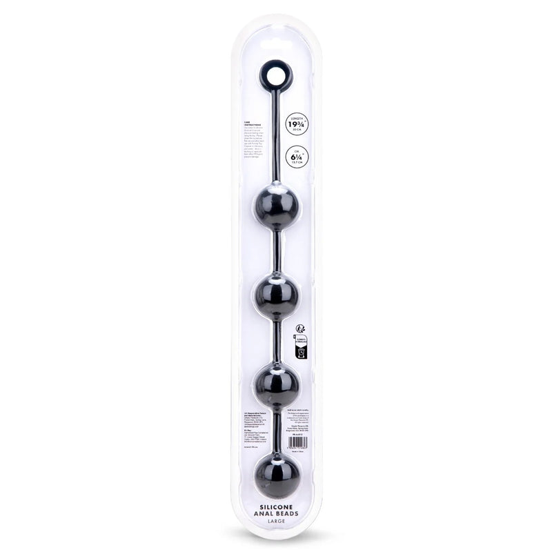 Load image into Gallery viewer, Prowler RED Silicone Anal Beads Black Large
