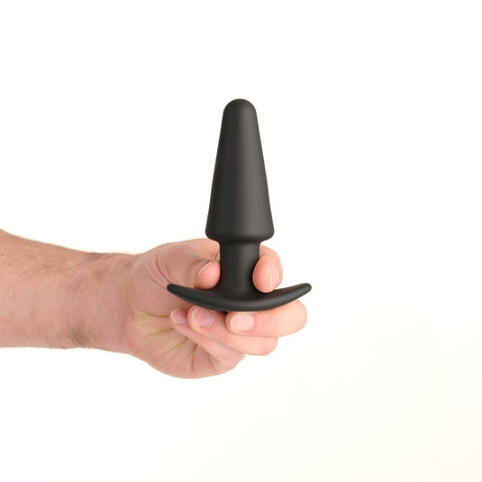 Prowler RED Tapered Rechargeable Butt Plug With Remote Black