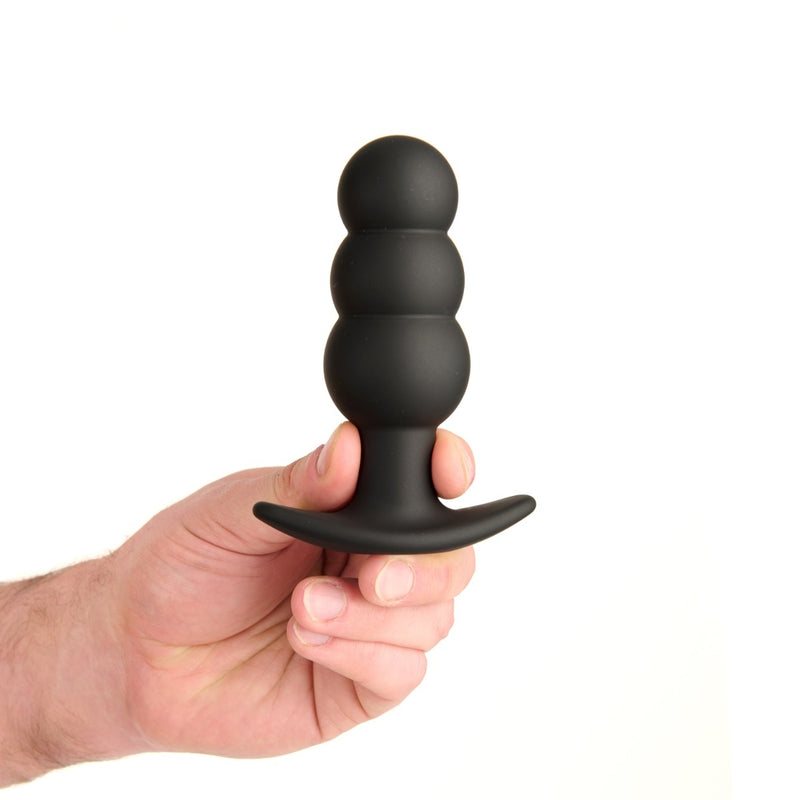 Load image into Gallery viewer, Prowler RED Bubble Rechargeable Butt Plug With Remote Black
