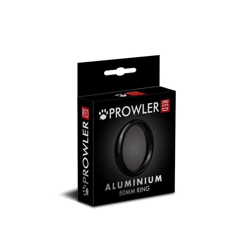 Load image into Gallery viewer, Prowler RED Aluminum Cock Ring 50mm Black
