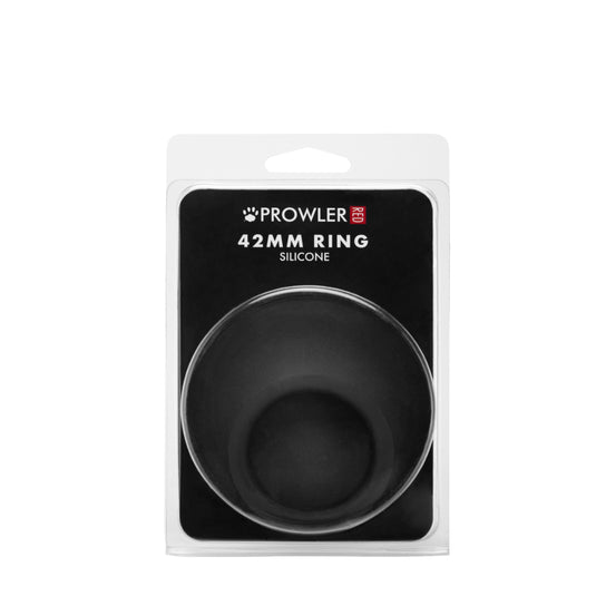Prowler RED Silicone Cock Ring Black 42mm