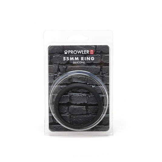 Prowler RED Silicone Cock Ring Black 55mm