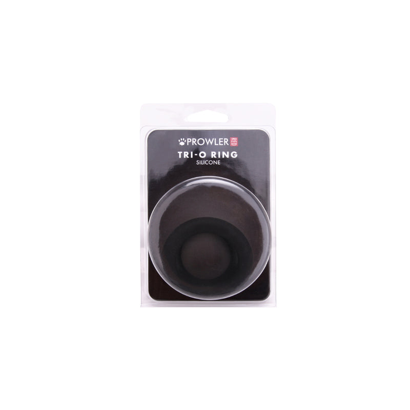 Load image into Gallery viewer, Prowler RED Tri-O Silicone Cock &amp; Ball Ring Black
