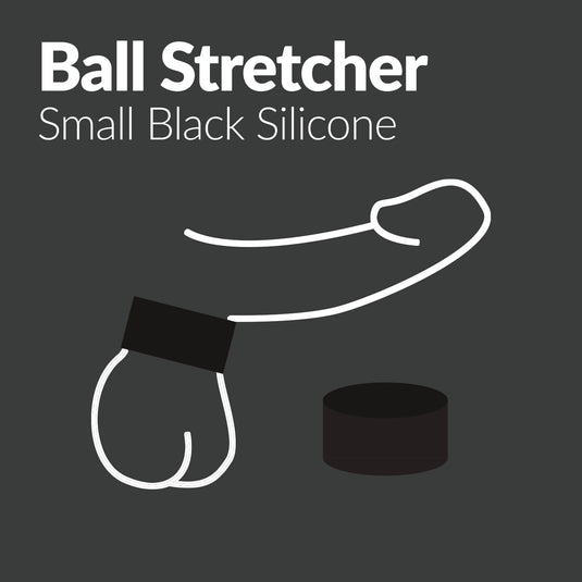 Prowler RED Silicone Ball Stretcher Black Small
