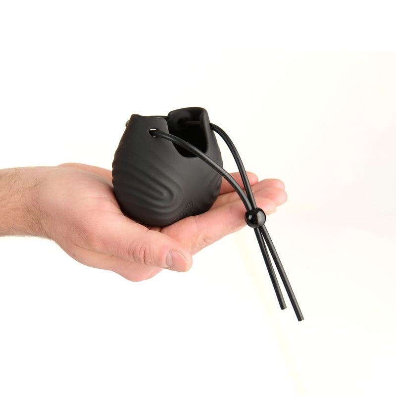 Load image into Gallery viewer, Prowler RED Vibrating Silicone Ball Bag Black

