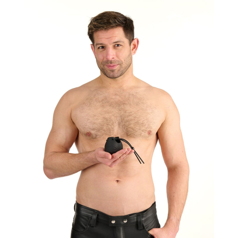 Load image into Gallery viewer, Prowler RED Vibrating Silicone Ball Bag Black

