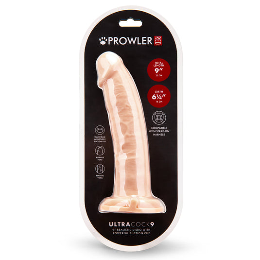 Prowler RED Ultra Cock Dildo Pink 9 Inch