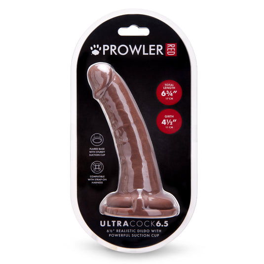 Prowler RED Ultra Cock Dildo Brown 6.5 Inch