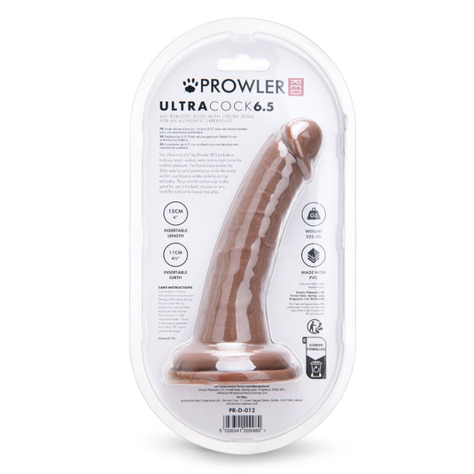 Prowler RED Ultra Cock Dildo Brown 6.5 Inch