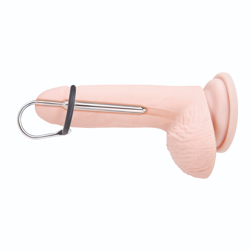 Load image into Gallery viewer, Prowler RED Urethral Plug &amp; Ring Silver Black
