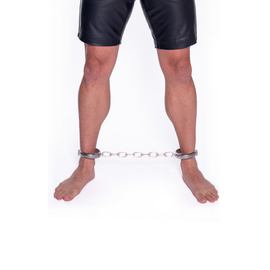 Prowler RED Heavy Duty Ankle Cuffs Silver