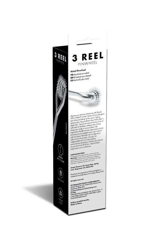 Prowler RED 3 Reel Pinwheel Silver