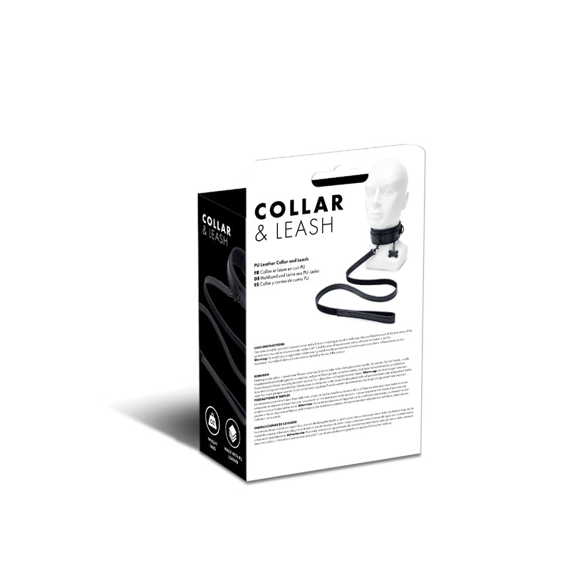 Load image into Gallery viewer, Prowler RED Collar &amp; Leash Set Black
