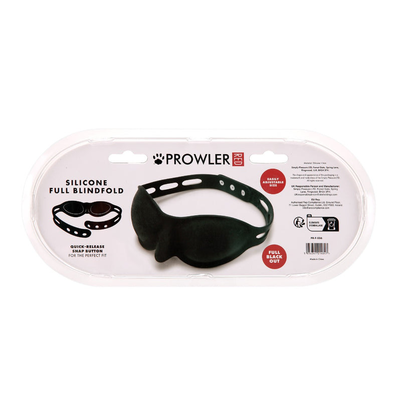Load image into Gallery viewer, Prowler RED Silicone Full Blindfold Black
