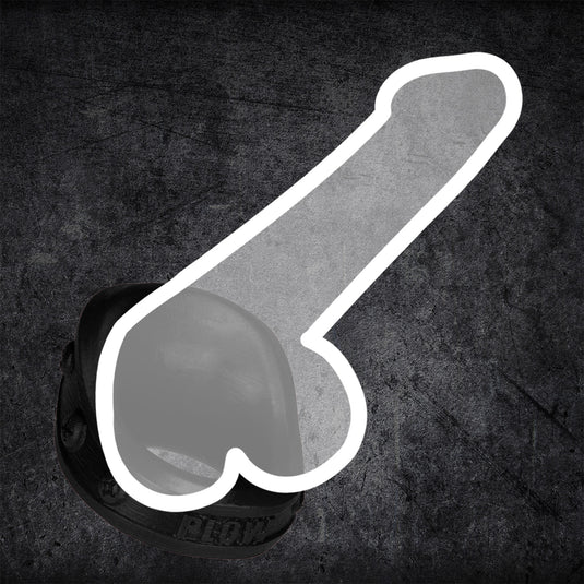 Prowler RED By Oxballs PLOW Cock Ring Black