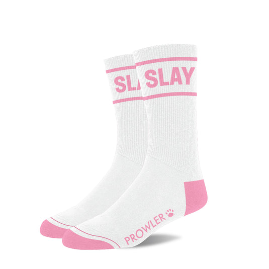 Prowler Slay Socks White Pink
