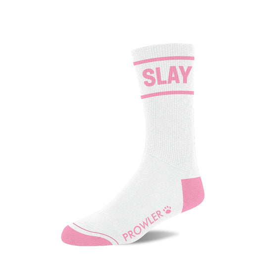Prowler Slay Socks White Pink