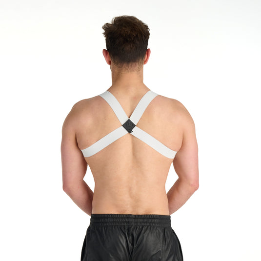 Prowler RED Sports Harness White