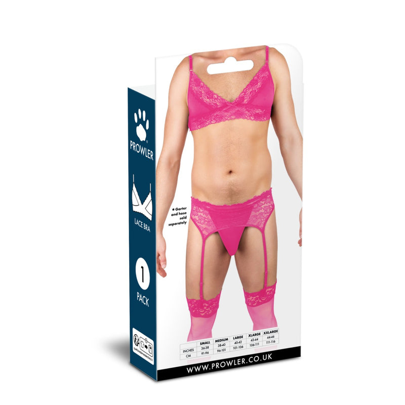 Load image into Gallery viewer, Prowler Lace Bra Pink
