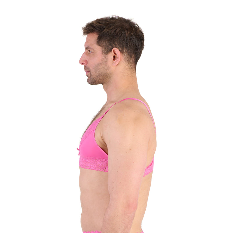 Load image into Gallery viewer, Prowler Lace Bra Pink
