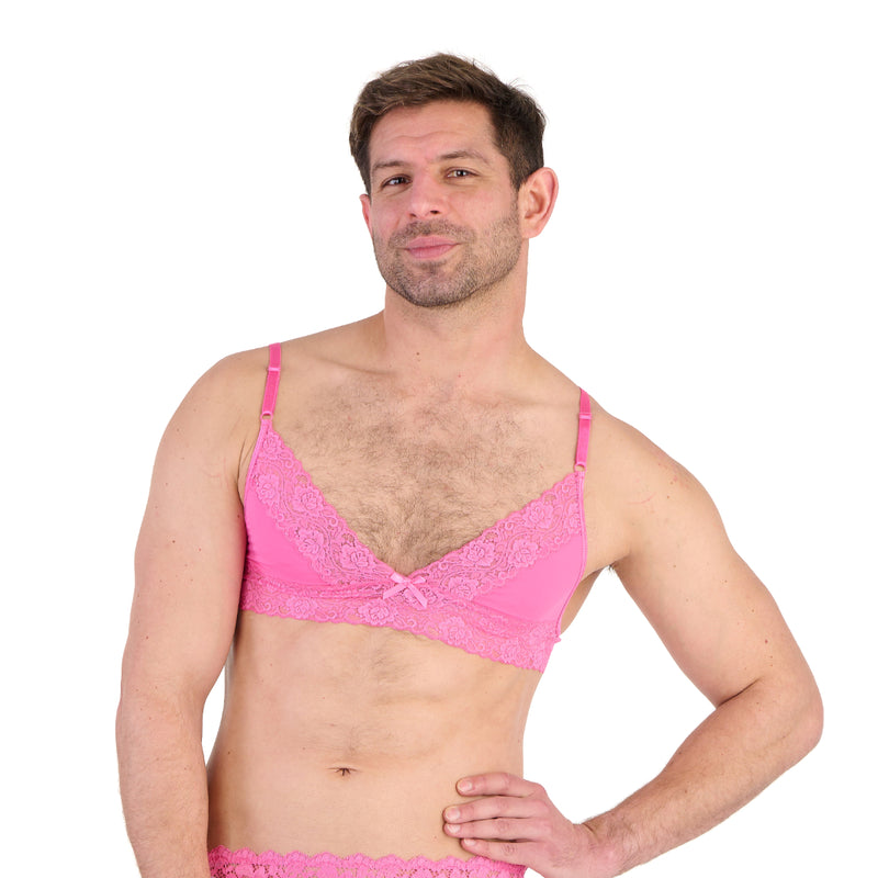 Load image into Gallery viewer, Prowler Lace Bra Pink
