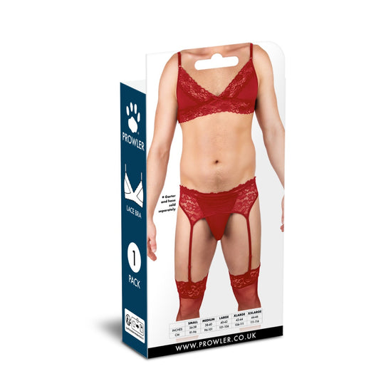 Prowler Lace Bra Red