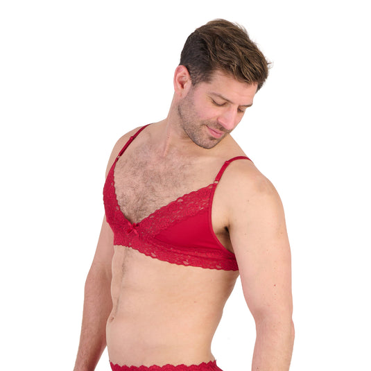 Prowler Lace Bra Red